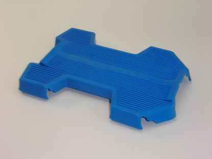 Picture of Footrest plate Puch Maxi blue