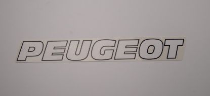 Picture of Transfer Peugeot 195x30mm white/black