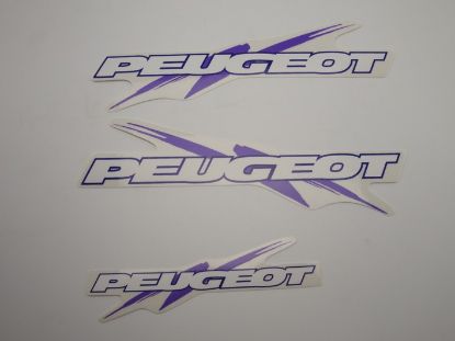 Picture of Transferset Peugeot striping paars 3-dlg