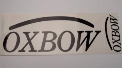 Picture of Transfer Uni. Oxbow woord zwart 2-dlg