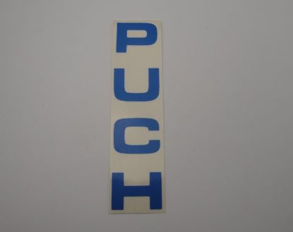 Picture of Transfer Puch blauw staand 12cm p/st.