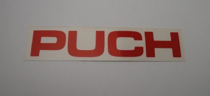 Afbeeldingen van Transfer Puch rood 12cm p/st.