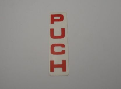 Afbeeldingen van Transfer Puch rood staand 8cm p/st.