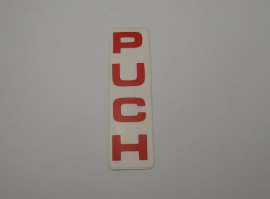 Picture of Transfer Puch rood staand 8cm p/st.