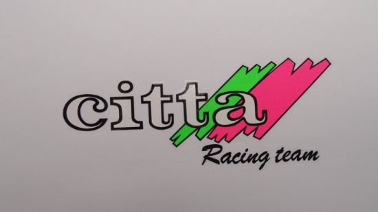 Afbeeldingen van Transfer Citta Racing team roze p/st.