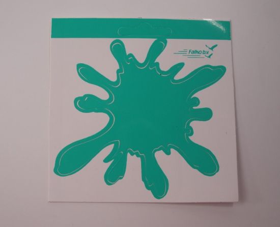 Picture of Transfer Uni. Spetter groen 10cm p/st.