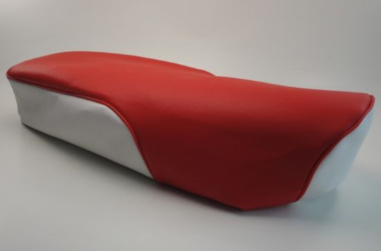 Picture of Seat cover Honda C310 red-white