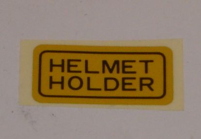 Afbeeldingen van Transfer "helmet holder" SS, CD, C orig.