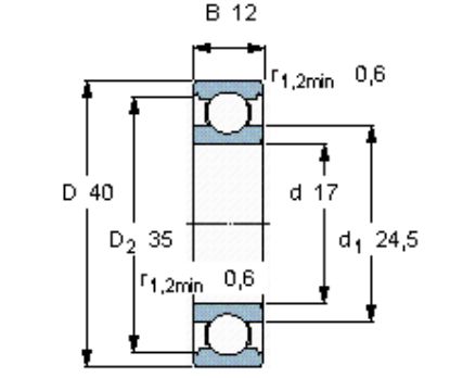 Picture of Bearing 6203 