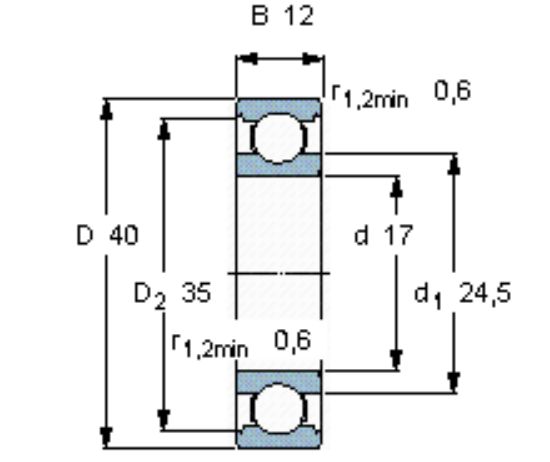 Picture of Bearing 6203 