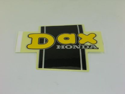 Afbeeldingen van Transfer frame Honda Dax links geel