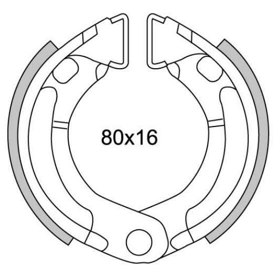 Picture of Brake Shoe GF0260