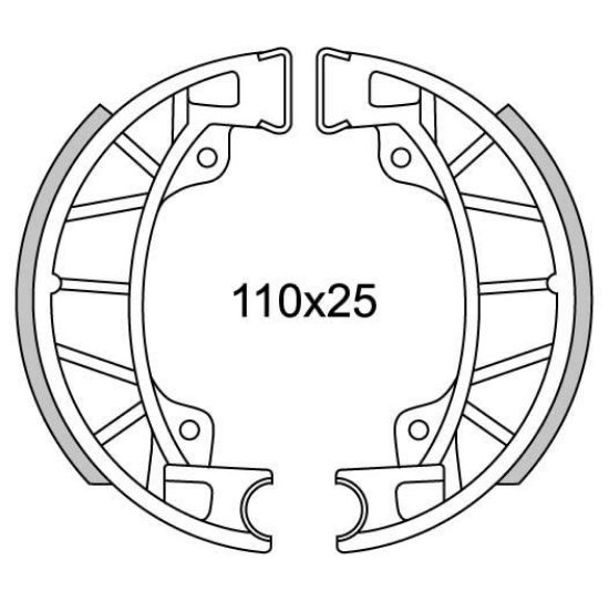 Afbeeldingen van Remsegmentset Sfera Voor >91 GF0251