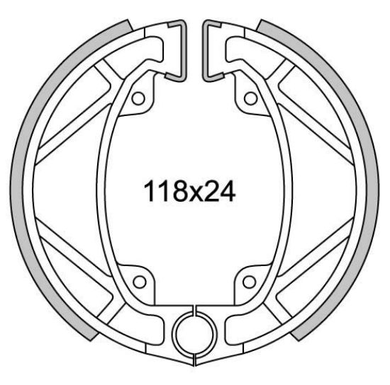 Picture of Brake Shoe GF0220