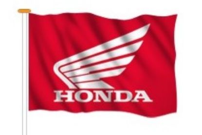 Afbeeldingen van Vlag, Honda Wing 100x150 promo artikel