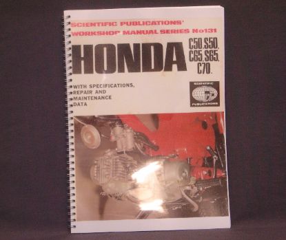 Picture of Workshop manual Honda C50, S65 Scientic