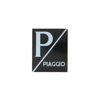 Afbeeldingen van Transfer logo Piaggio zwart