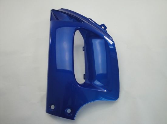 Picture of radiator cover left blue peugeot speedf.