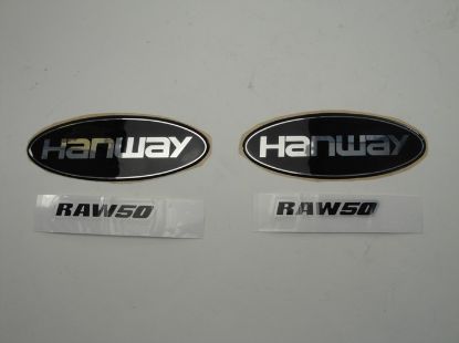 Picture of Sticker set Hanway RAW50 4 pcs 