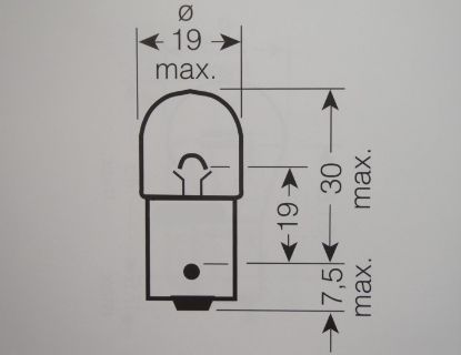 Picture of Bulb 6V 5W BA15S