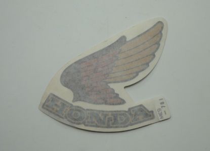 Afbeeldingen van Transfer sticker Honda wing goud Links