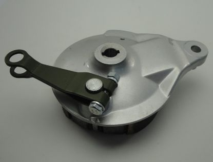 Picture of Brakeplate rear Skymax silver complete