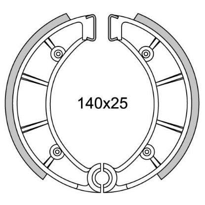 Picture of Brake Shoe GF0204