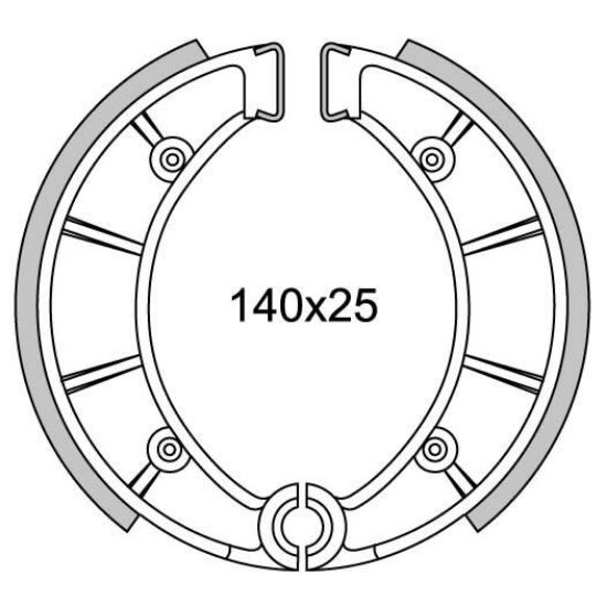 Picture of Brake Shoe GF0204