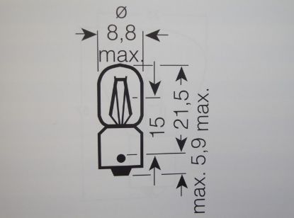 Picture of Bulb 12V 4W BA9S