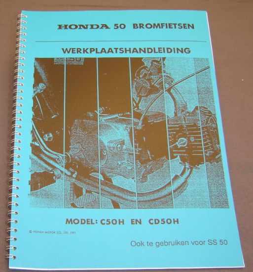 Picture of Workshop manual Honda SS, CD50 Dutch