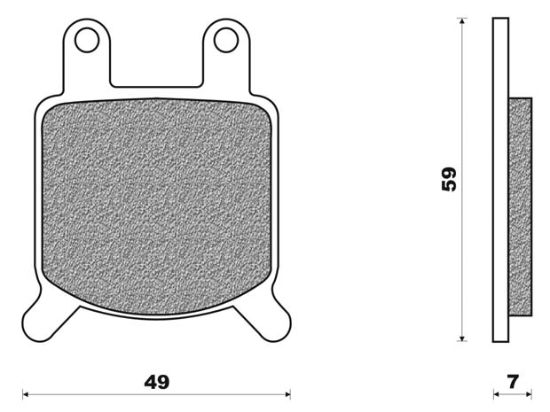 Picture of Brake pads Gilera/Zundapp