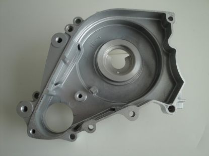 Picture of Plate startmotor engine 4-stroke silver 