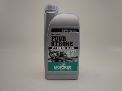 Afbeeldingen van Motorex 4-stroke 10W40 olie 1 liter