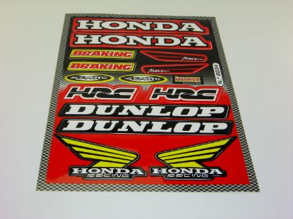 Picture of sticker honda racing hrc 