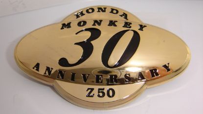 Afbeeldingen van Embleem Monkey Z50 Goudkleurig 30 anniv.