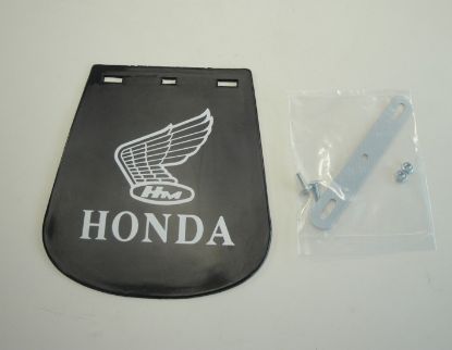 Afbeeldingen van Spatlap Honda 14x17 embleem zwart