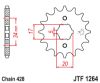 Afbeeldingen van Tandwiel 14T 428 groot gat 20mm as