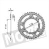 Picture of Rear Sprocket Gilera GSM 40T