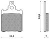 Picture of Brake pad FD0103