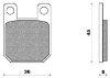 Picture of Brake pad  Zenith NT/S.f/Viva AJP FD0094