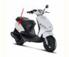 Picture of Side cover white 724 piaggio zip2000 ori